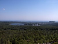 výhled z vrcholu Kahlebergu