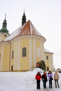 procházka Tovačovem - u kostela sv.Václava