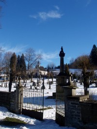 hřbitov v Branné