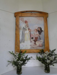 interiér kapličky sv.Miluláše u Ochozu 