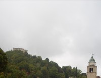 Asolo - pohled z města na pevnost Rocco