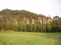 skalní útvary u Jetřichovic