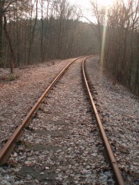 Železniční trať do Třebichovic