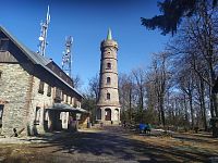 hrad Tolštejn a rozhledna Jedlová