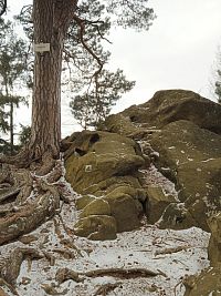 Buchlovské vrchy :Karlova skála-Karlovica -Zbojník