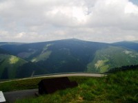 panorama,v dálce Praděd