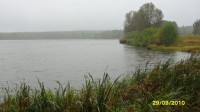 rybník Světlík-pohled z hráze