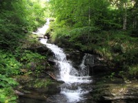 vodopád na Borovém potoku -Jeseníky