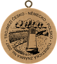 Turistická známka č. 2097 - Trojmezí Česko-Německo-Polsko