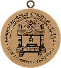 Turistická známka č. 2110 - NZM Valtice -  Muzeum vinařství, zahradnictví a životního prostředí