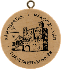 Turistická známka č. 89 - SÁROSPATAK - RÁKÓCZI VÁR