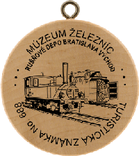Turistická známka č. 688 - Múzeum železníc - Rušňové depo Bratislava východ