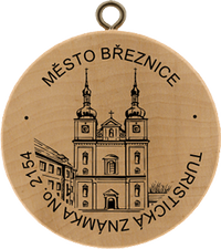 Turistická známka č. 2154 - Město Březnice