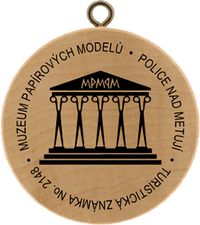 Turistická známka č. 2148 - Muzeum papírových modelů,  Police nad Metují