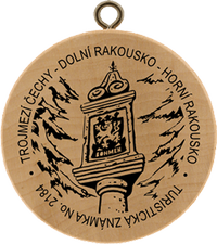Turistická známka č. 2184 - Trojmezí Čechy-Dolní Rakousko-Horní Rakousko