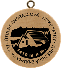 Turistická známka č. 727 - Útulňa Andrejcová - Nízke Tatry