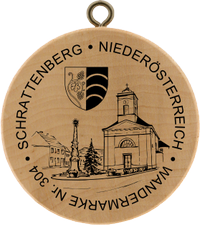 Turistická známka č. 304 - Schrattenberg