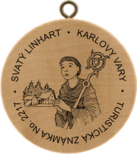 Turistická známka č. 2217 - Svatý Linhart, Karlovy Vary