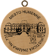 Turistická známka č. 735 - Mesto Humenné