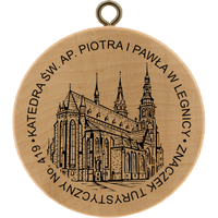 Turistická známka č. 419 - Katedra św. ap. Piotra i Pawła w Legnicy