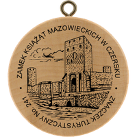 Turistická známka č. 241 - Zamek Książąt Mazowieckich w Czersku