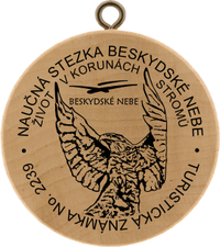Turistická známka č. 2239 - Naučná stezka Beskydské nebe - Život v korunách stromů