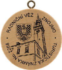 Turistická známka č. 2268 - Radniční věž Znojmo