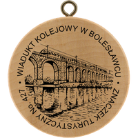 Turistická známka č. 427 - Wiadukt kolejowy w Bolesławcu