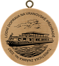 Turistická známka č. 2287 - Lodní doprava Vranov