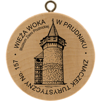Turistická známka č. 157 - Wieża Woka w Prudniku