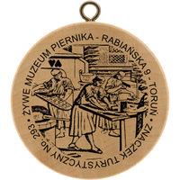 Turistická známka č. 293 - Żywe Muzeum Piernika - Rabiańska 9 - Toruń