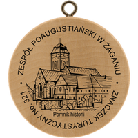 Turistická známka č. 321 - Zespół Poaugustiański w Żaganiu