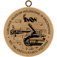 Turistická známka č. 326 - Lubuskie Muzeum Wojskowe w Drzonowie