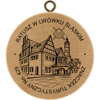 Turistická známka č. 429 - Ratusz w Lwówku Śląskim