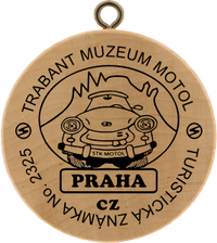 Turistická známka č. 2325 - Trabant muzeum Praha