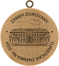Turistická známka č. 2324 - Zámek Dukovany