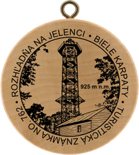 Turistická známka č. 762 - Rozhľadňa na Jelenci