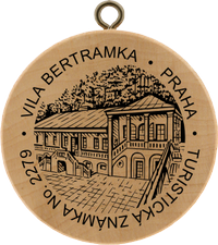 Turistická známka č. 2279 - Vila Bertramka