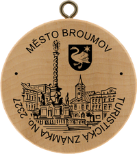 Turistická známka č. 2327 - Město Broumov