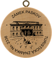 Turistická známka č. 2336 - Zámek Paskov