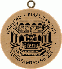 Turistická známka č. 224 - VISEGRÁD - KIRÁLYI PALOTA