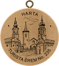 Turistická známka č. 235 - HARTA