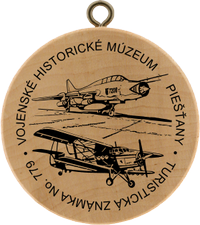 Turistická známka č. 779 - Vojenské historické múzeum - Piešťany