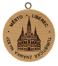 Turistická známka č. 637 - Liberec