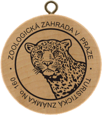 Turistická známka č. 160 - Zoologická zahrada v Praze