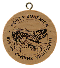 Turistická známka č. 488 - Porta Bohemica