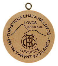 Turistická známka č. 489 - Turistická chata na Lovoši