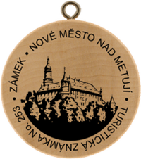 Turistická známka č. 253 - Zámek Nové Město nad Metují
