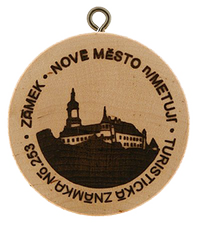Turistická známka č. 253 - Zámek Nové Město nad Metují