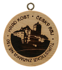Turistická známka č. 150 - Hrad Kost